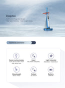 Dolphin herdelampe - Tilbud